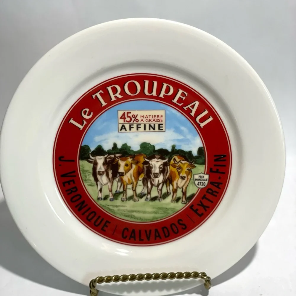 Vintage Restoration Hardware FRENCH Farmhouse appetizer lunch plates set of 4